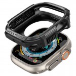 θήκη Spigen SGP Rugged Armor για Apple Watch Ultra 49mm 1/2 - ΜΑΥΡΟ - ACS05456