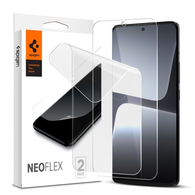 Spigen SGP Μεμβράνη προστασίας Film Neo Flex Crystal Clear για Xiaomi 13 Pro Case friendly - AFL06038 - [2 ΤΕΜ] 