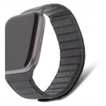 Decoded Δερμάτινο Μαγνητικό λουράκι Traction Strap για Apple Watch SERIES 9/8/7 (41mm) /6/SE/5/4 (40mm) /3/2/1 (38mm) - ΜΑΥΡΟ