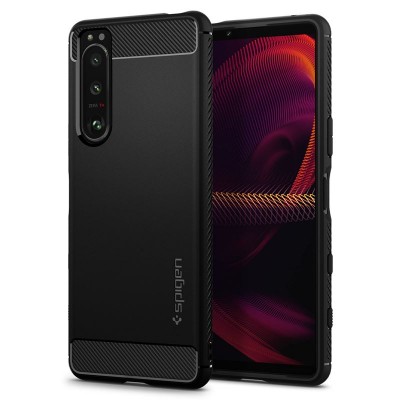 Θ΄ήκη Spigen SGP Rugged Armor για Sony Xperia 5 III - ΜΑΥΡΟ - ACS03128