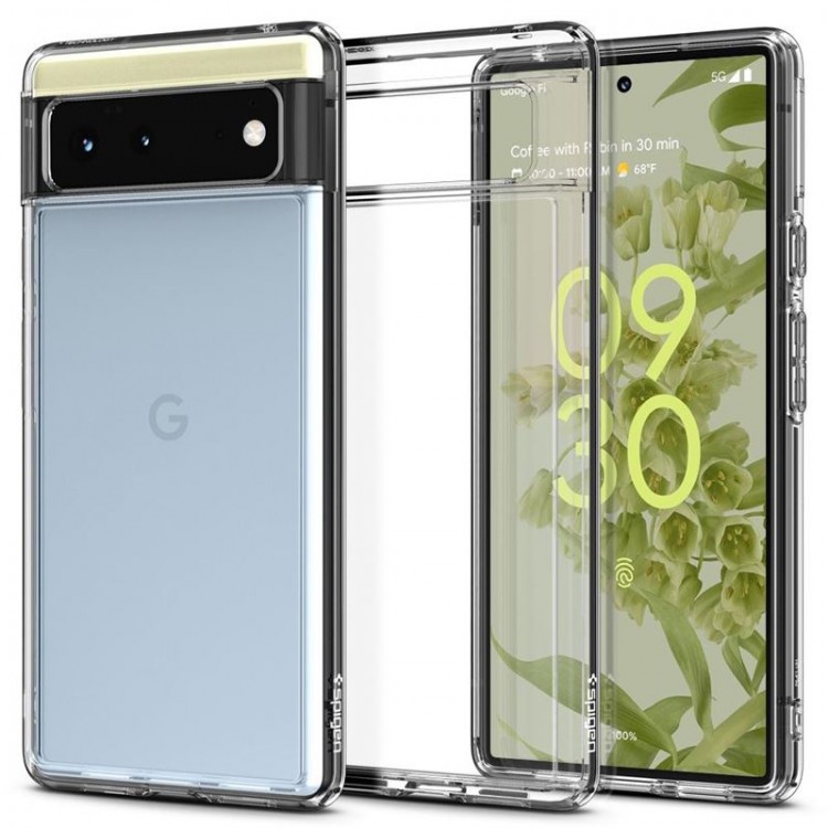 Θήκη Spigen SGP Ultra Hybrid για Google Pixel 6 - ΔΙΑΦΑΝΟ - ACS03438