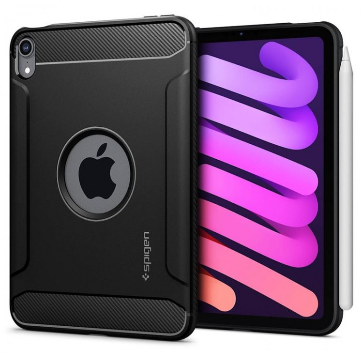 Θήκη Spigen SGP Rugged Armor για Apple iPad mini 6 2021/ 7 2024 - ΜΑΥΡΟ - ACS03764