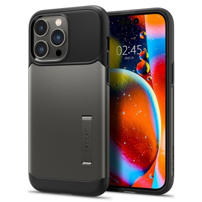 Θήκη Spigen SGP Slim Armor για Apple iPhone 14 Pro 6.1 - ΓΡΑΦΙΤΗΣ - ACS04672