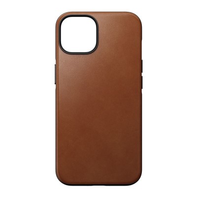 NOMAD θήκη δερμάτινη Rugged rustic MagSafe για Apple iPhone 14 6.1 - ENGLISH TAN ΚΑΦΕ - NM01263685