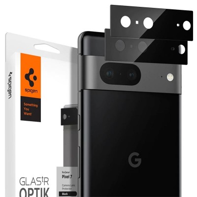 Spigen SGP GLAS.tR SLIM Camera Lens tempered glass 9h for CAMERA for Google Pixel 7 - BLACK - 2 pcs - AGL05471