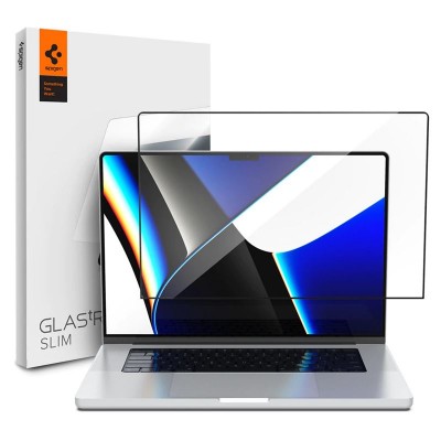 Spigen SGP Γυαλί προστασίας 9H Glas.tR Slim 1 Pack για Apple MacBook Pro 14 M2 2023/M1 2021 - AGL04234