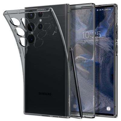Θήκη Spigen SGP Liquid Crystal για Samsung Galaxy S23 Ultra 5g - Space Crystal ΓΚΡΙ - ACS05611