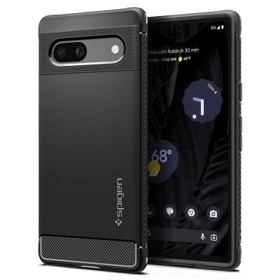 Θήκη Spigen SGP Ultra Rugged Armor για GOOGLE PIXEL 7A - ΜΑΥΡΗ - ACS05816
