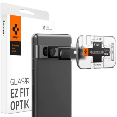 Spigen SGP GLAS.tR SLIM Optik Camera Lens tempered glass 9h for CAMERA for Google Pixel 7A - BLACK - 2 pcs - AGL05970