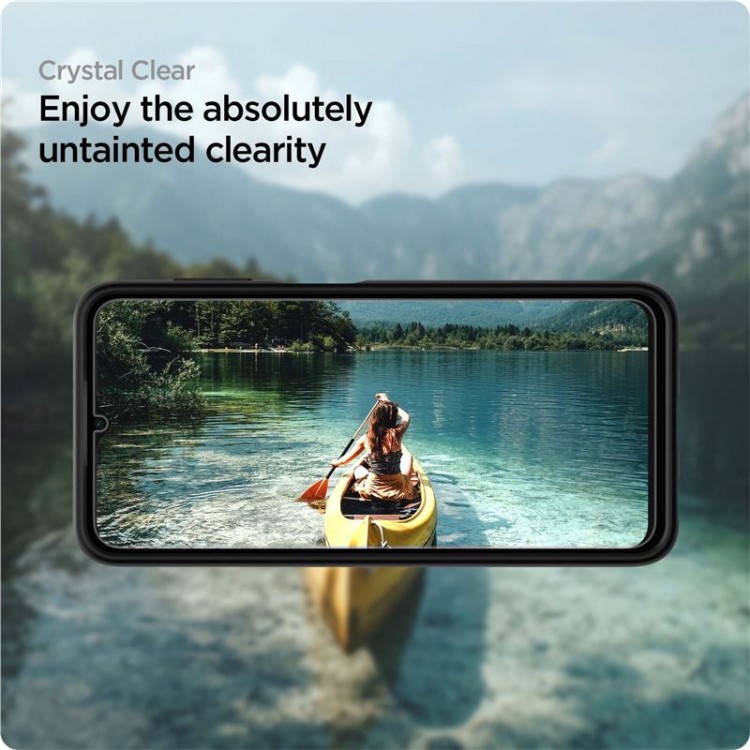 Spigen SGP AlignMaster Γυαλί Προστασίας Glas.tR για Samsung Galaxy A13 - 2 ΤΕΜ - ΔΙΑΦΑΝΟ - AGL04280