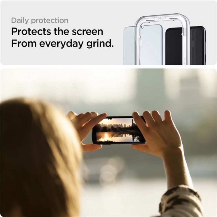 Spigen SGP AlignMaster Γυαλί Προστασίας Glas.tR για Samsung Galaxy A13 - 2 ΤΕΜ - ΔΙΑΦΑΝΟ - AGL04280