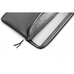 Trunk Δερμάτινη θήκη χαρτοφύλακας Sleeve για Apple MacBook Pro 16" M3 2023/M2 2023/M1 2021 - ΜΑΥΡΟ - TR-LEAALSPRO16-BLK