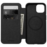 NOMAD θήκη Πορτοφόλι δερμάτινη Folio Rugged rustic MagSafe για Apple iPhone 14 6.1 2022 - ΚΑΦΕ - NM01247685