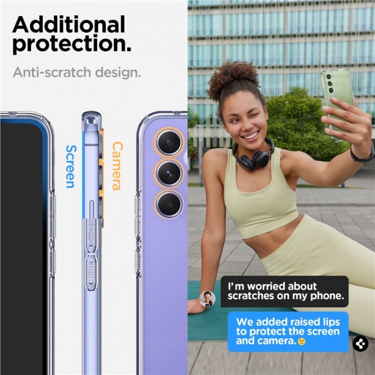 Θήκη Spigen SGP LIQUID CRYSTAL για Samsung Galaxy A55 5G 2023 - ΔΙΑΦΑΝΗ - ACS07537