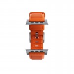 NOMAD Sport Rugged Strap Αδιάβροχο σιλικόνης για Apple Watch 1,2,3,4,5,6,SE,7,8,9 Ultra series - 42mm-44mm-45mm-49mm - ΠΟΡΤΟΚΑΛΙ ΑΣΗΜΙ - NM01287285