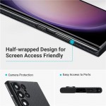 Θήκη Pitaka MagSafe ARAMID CARBON MagEZ 3 για Samsung Galaxy S23 Ultra - ΜΑΥΡΟ ΓΚΡΙ - KS2301U