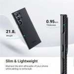 Θήκη Pitaka MagSafe ARAMID CARBON MagEZ 3 για Samsung Galaxy S23 Ultra - ΜΑΥΡΟ ΓΚΡΙ - KS2301U