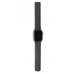 Decoded Δερμάτινο Μαγνητικό λουράκι Traction Strap για Apple Watch SERIES 9/8/7 (41mm) /6/SE/5/4 (40mm) /3/2/1 (38mm) - ΜΑΥΡΟ