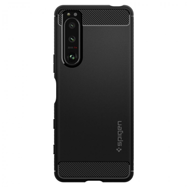 Θ΄ήκη Spigen SGP Rugged Armor για Sony Xperia 5 III - ΜΑΥΡΟ - ACS03128