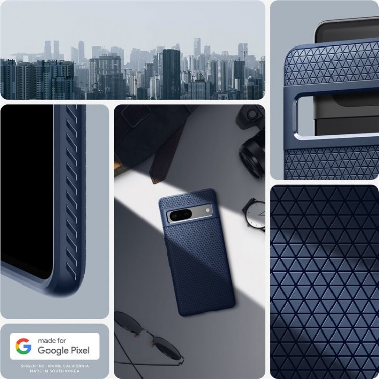 Θήκη Spigen SGP Liquid Air για Google Pixel 7 - ACS04697 - ΜΠΛΕ