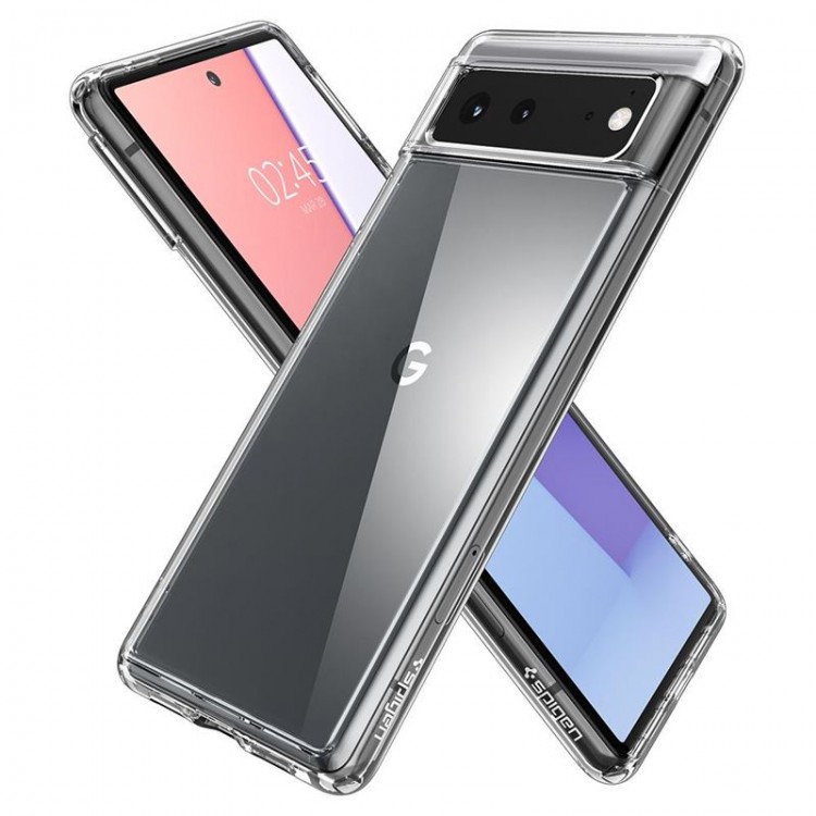 Θήκη Spigen SGP Ultra Hybrid για Google Pixel 6 - ΔΙΑΦΑΝΟ - ACS03438