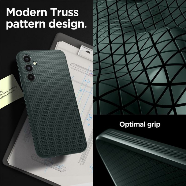 Θήκη Spigen Liquid Air για Samsung Galaxy A34 5G - ACS06105 - ABYSS ΠΡΑΣΙΝΟ