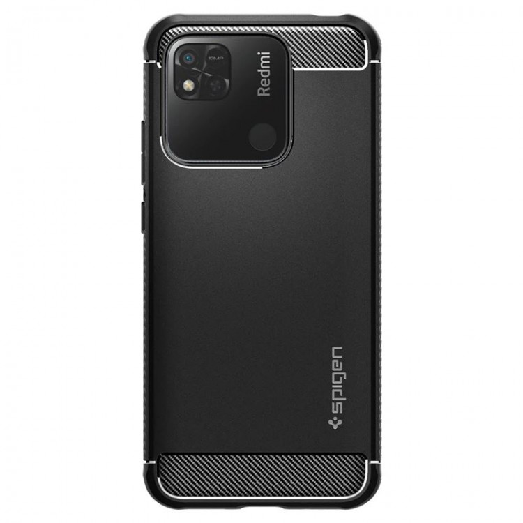 Θήκη Spigen SGP Rugged Armor για Xiaomi Redmi 10A - ΜΑΥΡΟ - ACS04540
