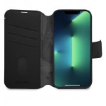 Θήκη Decoded Γνήσια Δερμάτινη MagSafe πορτοφόλι Leat Det Wallet για Apple iPhone 14 PRO 6.1 2022 - Μαύρο - D23IPO14PDW5BK