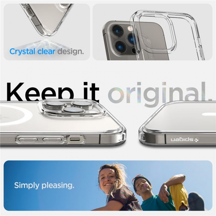 Θήκη Spigen SGP Crystal Hybrid MagSafe MAGFIT για Apple iPhone 15 PLUS 6.7 - ΛΕΥΚΟ - ACS06463