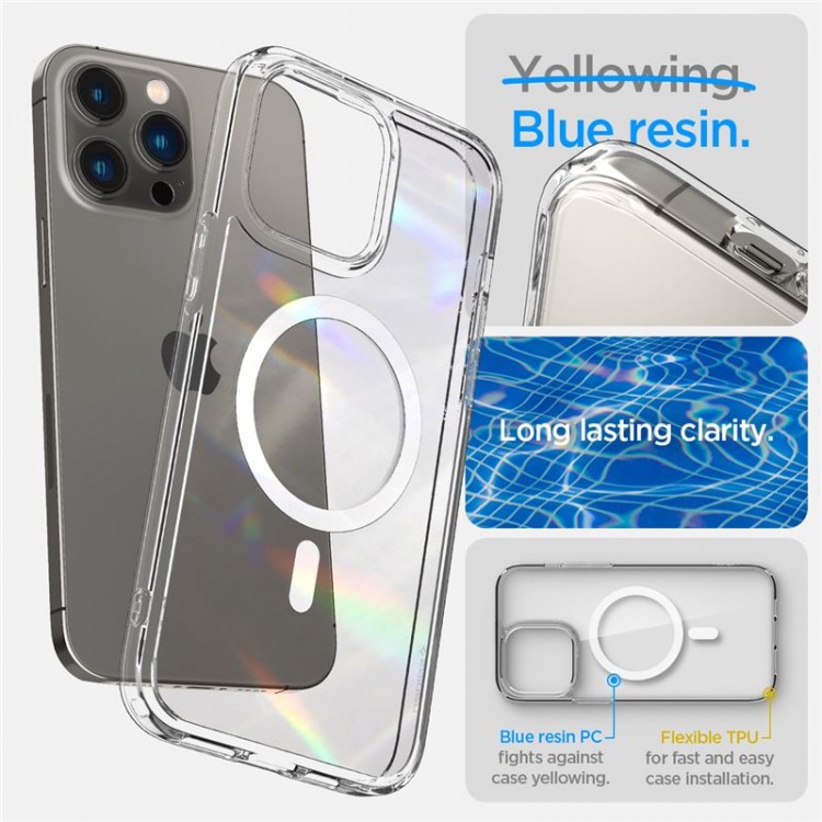Θήκη Spigen SGP Crystal Hybrid MagSafe MAGFIT για Apple iPhone 15 PLUS 6.7 - ΛΕΥΚΟ - ACS06463