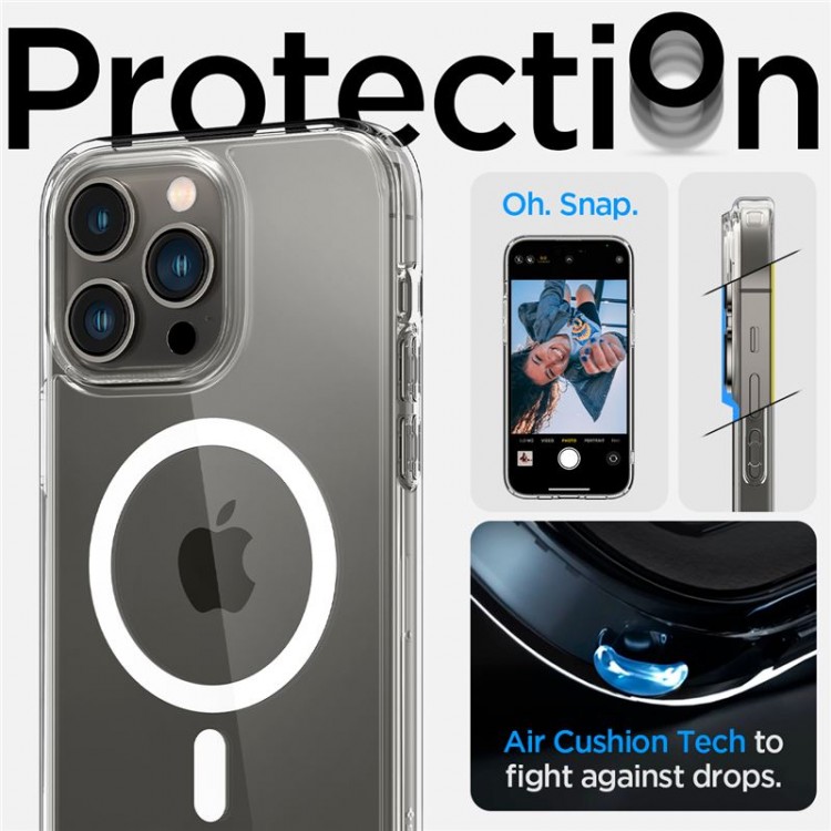 Θήκη Spigen SGP Crystal Hybrid MagSafe MAGFIT για Apple iPhone 15 PLUS 6.7 - ΛΕΥΚΟ - ACS06463