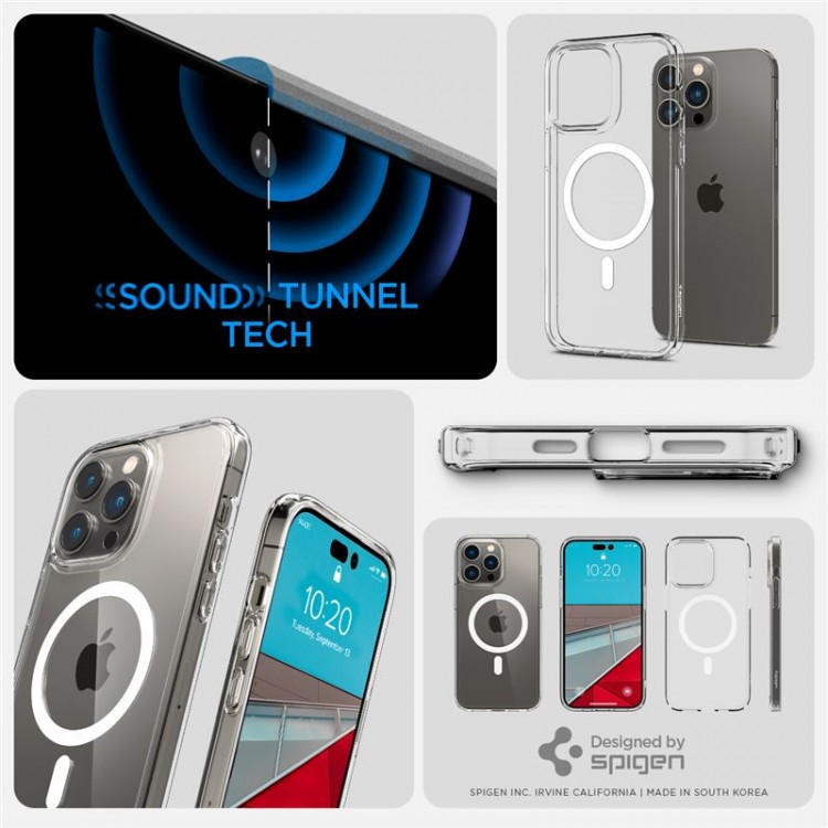 Θήκη Spigen SGP Crystal Hybrid MagSafe MAGFIT για Apple iPhone 15 PLUS 6.7 - ΛΕΥΚΟ - ACS06463