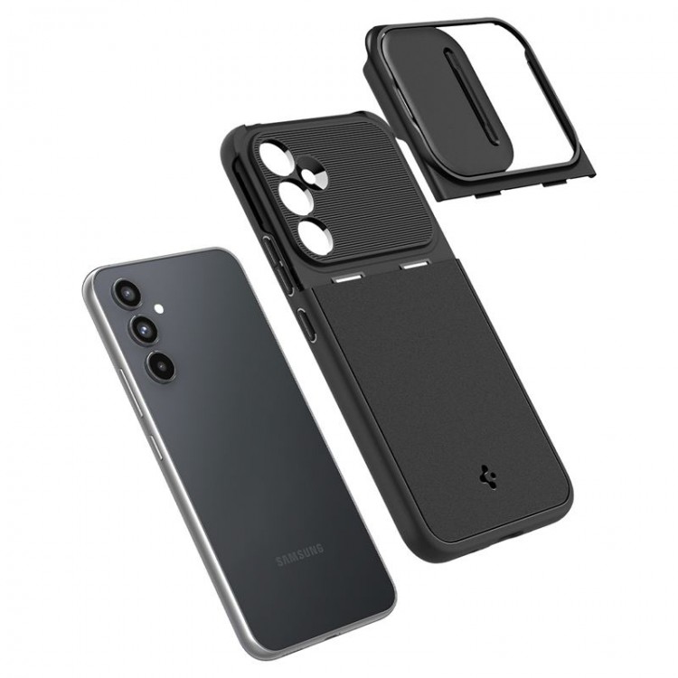 Θήκη Spigen SGP Optik Armor για Samsung Galaxy A54 5G - ACS05891 - ΜΑΥΡΟ