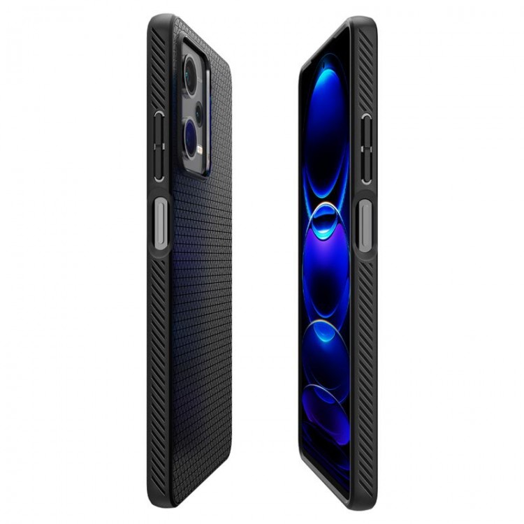 Θήκη Spigen SGP Liquid Air για Xiaomi Redmi Note 12 Pro 5G/POCO X5 Pro 5G - ΜΑΥΡΟ - ACS05788