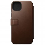 Θήκη Nomad Leather MagSafe Folio για Apple iPhone 14 Plus 6.7 2022/15 PLUS 6.7 2023 - ΚΑΦΕ - NM01284185