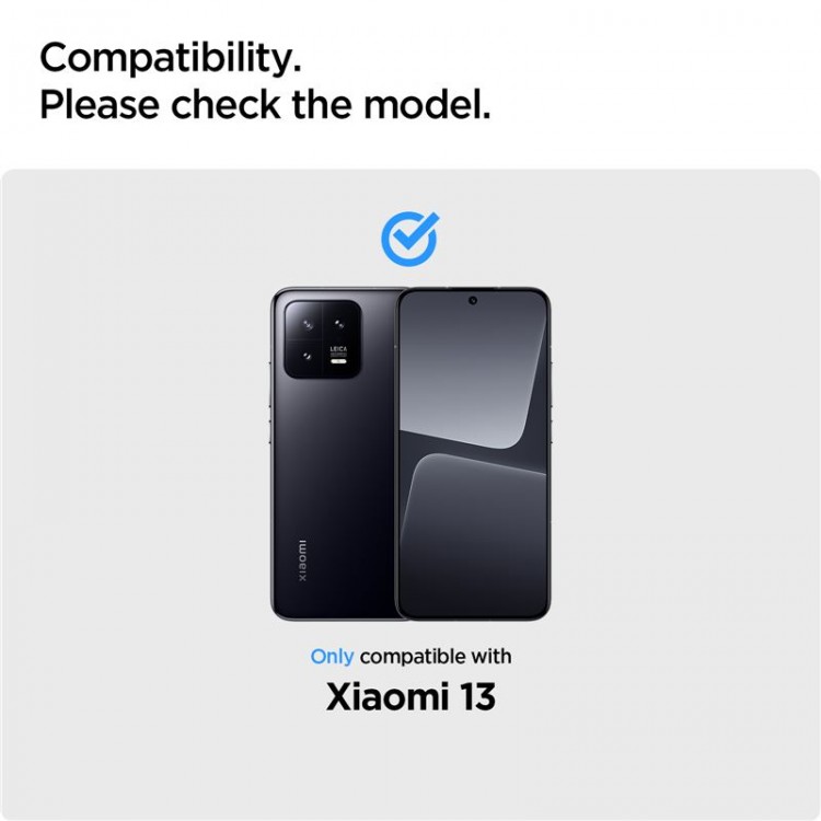 SPIGEN SGP TEMPERED GLASS GLAS.TR SLIM 2-PACK for XIAOMI 13, XIAOMI 14 - 2 ΤΕΜ - AGL06037 - ΔΙΑΦΑΝΟ 