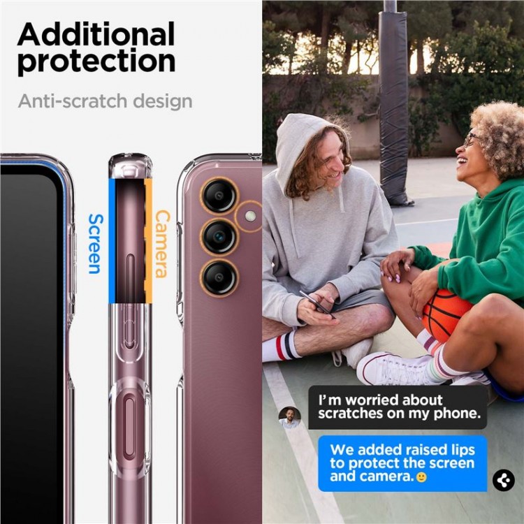 Θήκη Spigen SGP ULTRA HYBRID για Samsung Galaxy A35 5G 2024 - ΔΙΑΦΑΝΟ - ACS07523