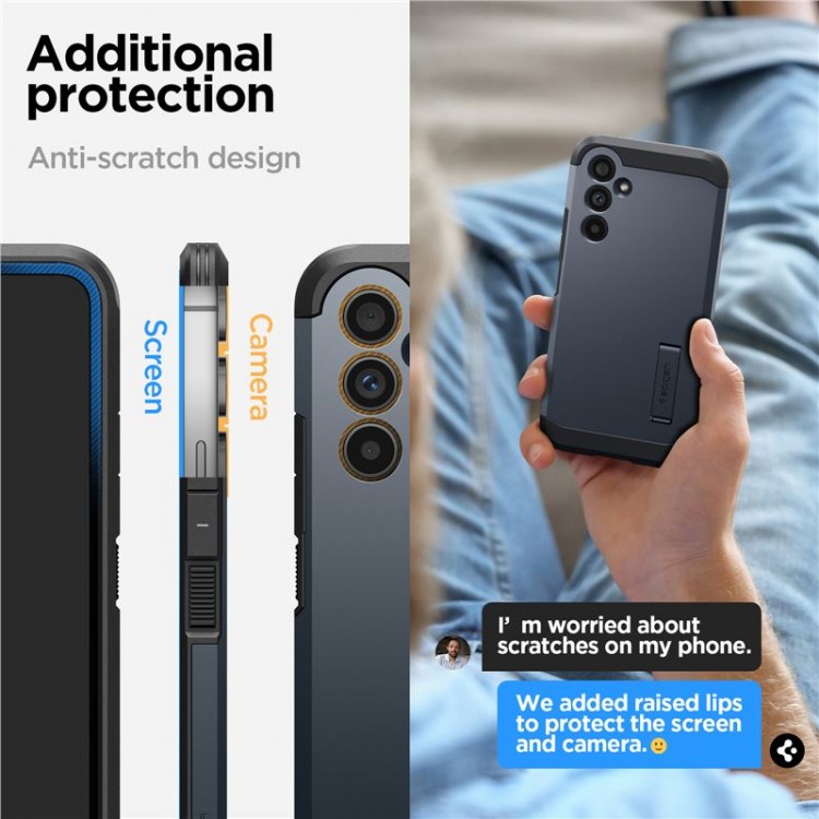 Θήκη Spigen SGP Tough Armor για Samsung Galaxy A54 5G - ACS05884 - ΜΕΤΑΛΛΙΚΟ ΜΠΛΕ