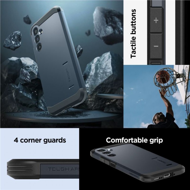 Θήκη Spigen SGP Tough Armor για Samsung Galaxy A54 5G - ACS05884 - ΜΕΤΑΛΛΙΚΟ ΜΠΛΕ