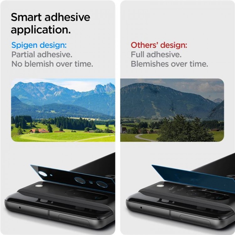 Spigen SGP GLAS.tR SLIM Γυαλί προστασίας 9H Camera Lens για CAMERA για Google Pixel 7 - ΜΑΥΡΟ - 2 τεμ. - AGL05471