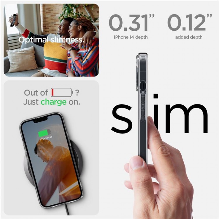 Θήκη Spigen SGP Crystal Hybrid για Apple iPhone 14 6.1 - ΔΙΑΦΑΝΟ - ACS04680