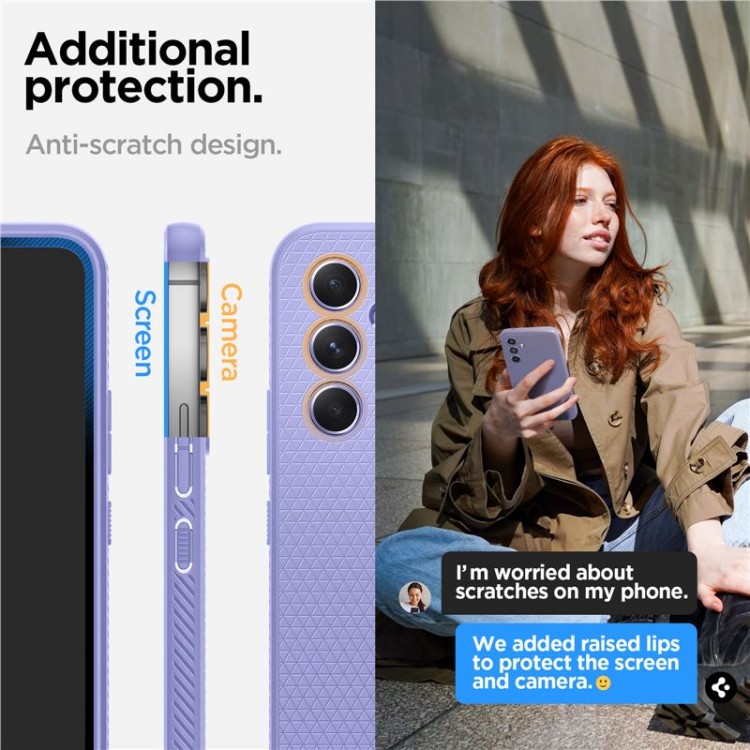 Θήκη Spigen Liquid Air για Samsung Galaxy A54 5G - ACS06100 - Awesome Violet ΜΩΒ