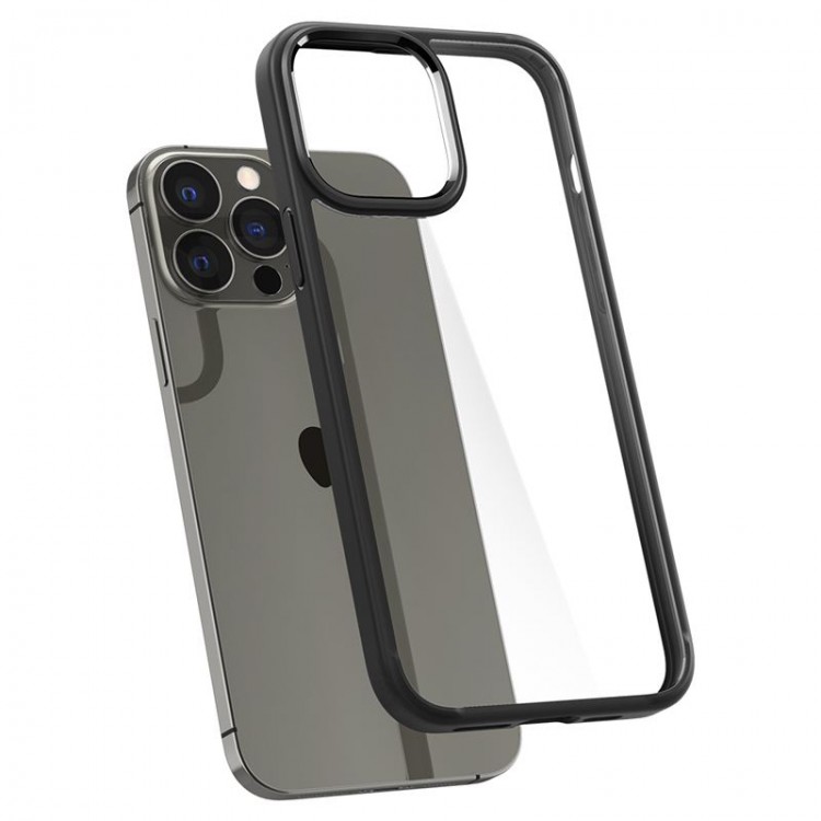 Θήκη Spigen Sgp Crystal Hybrid για Apple iPhone 13 Pro Max - ΜΑΥΡΟ - ACS03243