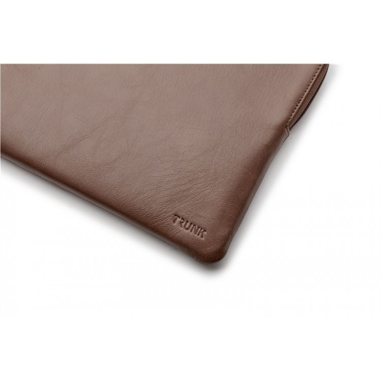 Trunk Δερμάτινη θήκη χαρτοφύλακας Sleeve για Apple MacBook Pro 14 M3 2023/M2 2023/M1 2021 - ΚΑΦΕ - TR-LEAALSPRO14-BRW