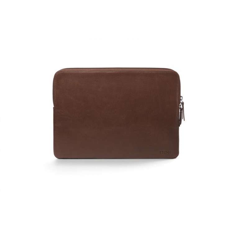 Trunk Δερμάτινη θήκη χαρτοφύλακας Sleeve για Apple MacBook Pro 14 M3 2023/M2 2023/M1 2021 - ΚΑΦΕ - TR-LEAALSPRO14-BRW