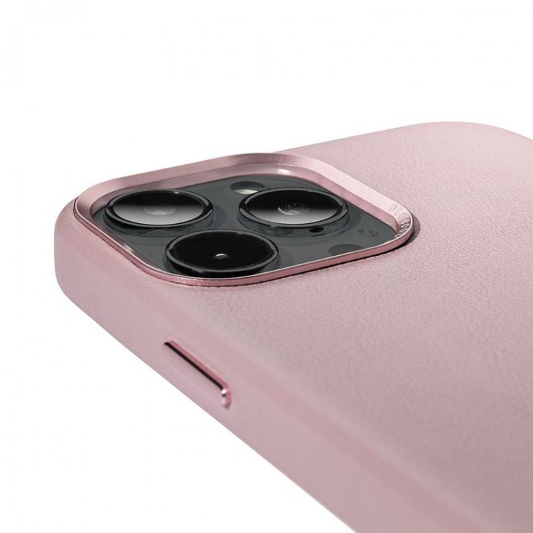 Θήκη Decoded Δερμάτινη MagSafe για Apple iPhone 13 Pro Max - ΡΟΖ - DE-D22IPO67PBC6PPK