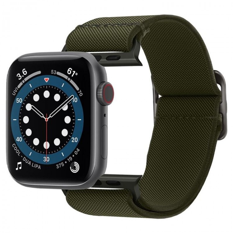 Spigen SGP BAND FIT LITE λουράκι για APPLE WATCH 4 / 5 / 6 / 7 / 8 / SE / ULTRA (42 / 44 / 45 / 49 MM) - ΧΑΚΙ - AMP02288