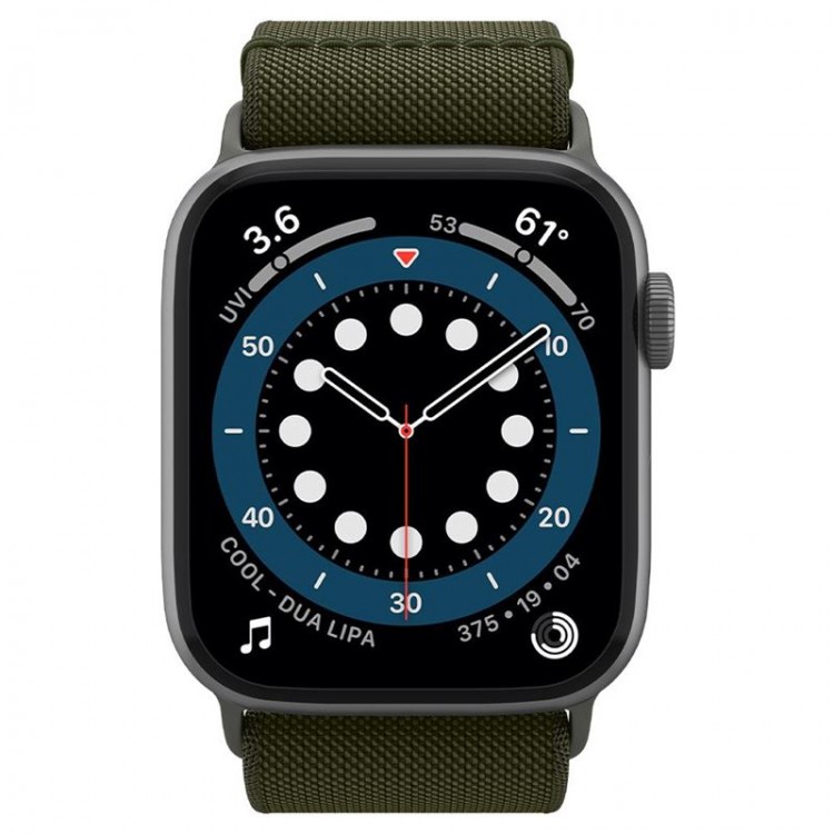 Spigen SGP BAND FIT LITE λουράκι για APPLE WATCH 4 / 5 / 6 / 7 / 8 / SE / ULTRA (42 / 44 / 45 / 49 MM) - ΧΑΚΙ - AMP02288