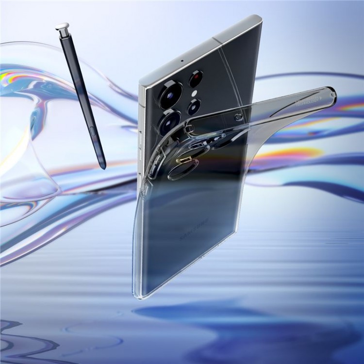 Θήκη Spigen SGP Liquid Crystal για Samsung Galaxy S23 Ultra 5g - Space Crystal ΓΚΡΙ - ACS05611