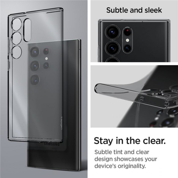 Θήκη Spigen SGP Liquid Crystal για Samsung Galaxy S23 Ultra 5g - Space Crystal ΓΚΡΙ - ACS05611